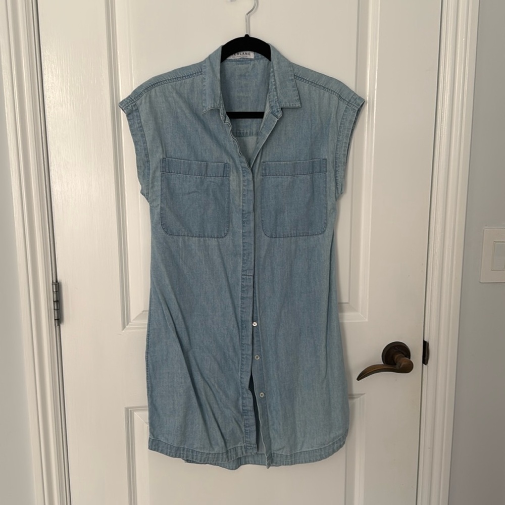 Everlane Chambray Shirt Dress